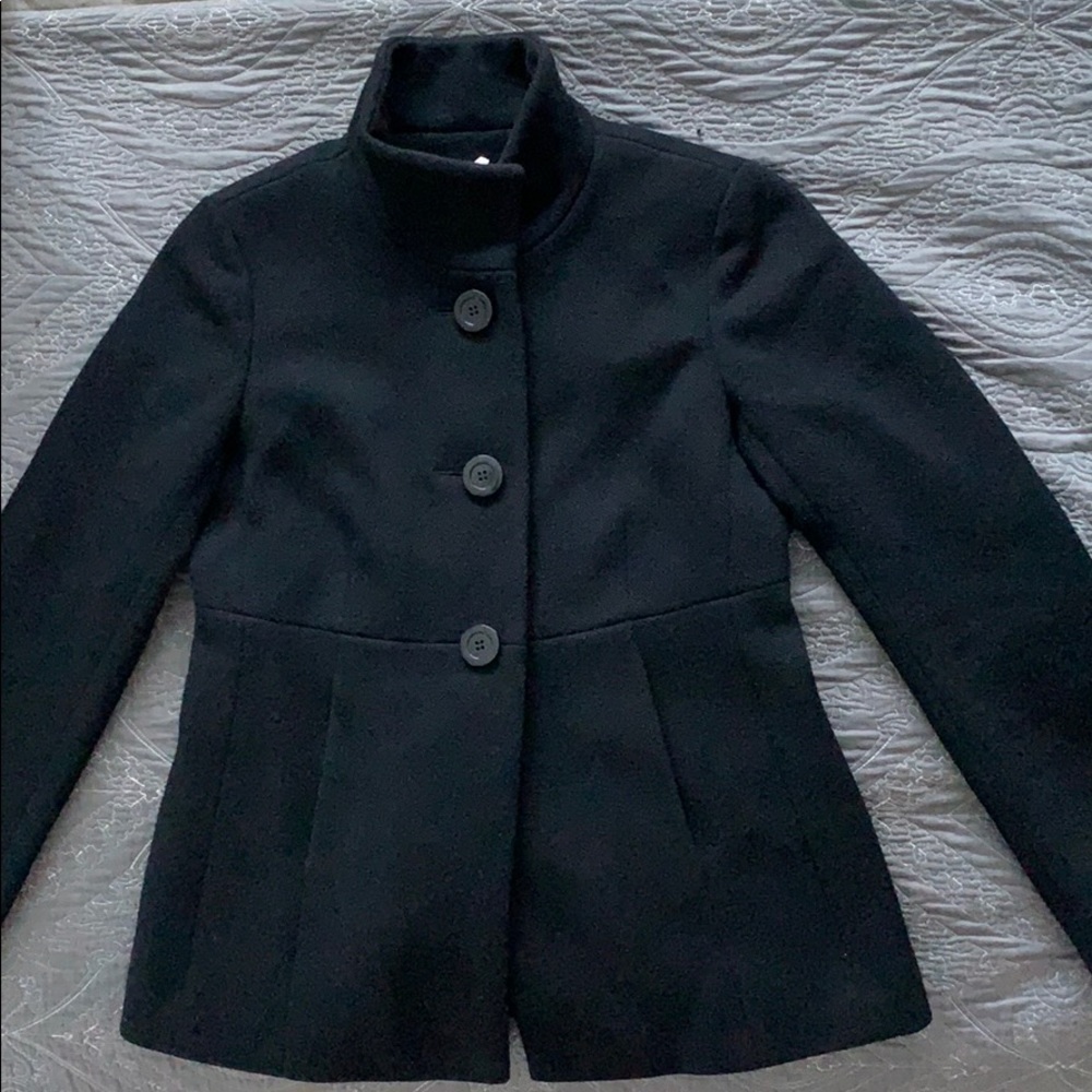 Adorable short Wool pea coat